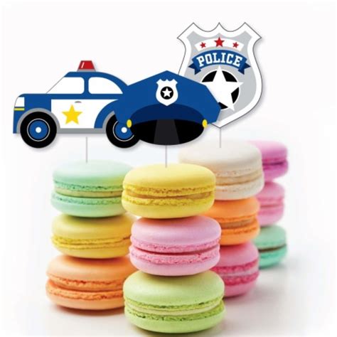 Big Dot of Happiness Calling All Units - Police - Cupcake Decor