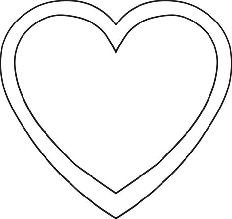 Big Heart Coloring Page