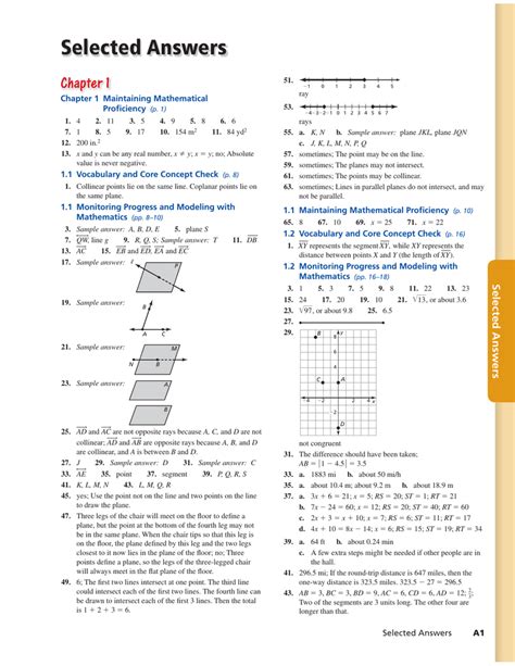 Big Ideas Math Chapter 5 Answer Key Algebra 2 Geometry Answers