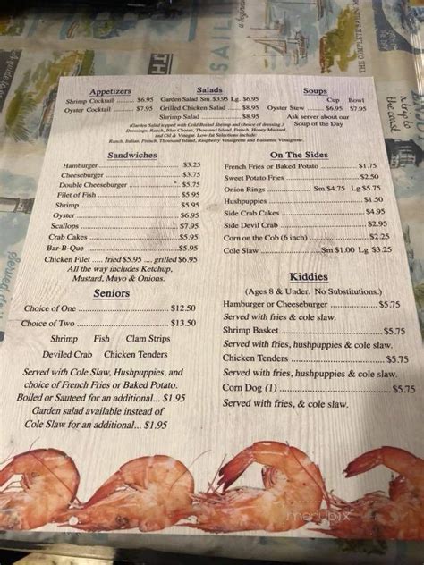 Big Y Seafood Menu With Prices
