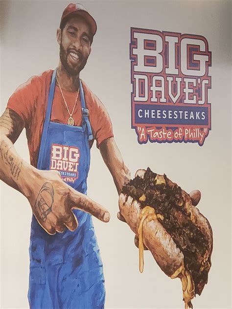 Order from Big Dave's Cheesesteaks and over 100,000 others. ezCater is #1 in business catering. Order for any group size, any food type, from over 100,000 restaurants nationwide. Boxed lunches anywhere in the US. ... All Big Dave's …