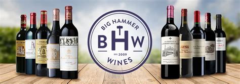Big hammer wines. 90+ RATED WINES; Red Lovers; Celebration Wines; Best Sellers; Organic Wines; Expert Curated 6pks; BHW Deals; Join Our Rewards Program; FEATURED . Gifting; Bordeaux Futures; Luxury Wines; Rare & Collectible; Adventure 6pk Samplers; Wine Clubs; Small & Large Bottle Formats; Rice Wine Sake; Wine Accessories; Wine Apparel; Gourmet Foods; WINE TYPE ... 