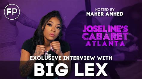 Cordele, GA born/Columbia, SC raised/residing recording artist as well as Joseline's Cabaret Atlanta Season 2 cast member, Big Lex, sits down with DJ Smallz ....