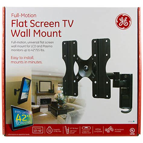 SANUS Elite - Advanced Full-Motion TV Wall Mount for Most 42"-90" TVs up to 125 lbs - Tilts, Swivels, and Extends up to 28" From Wall - Black Brushed Metal. (3002) $349.99. Sanus - Tilt TV Wall Mount for Most 40" - 110" TVs up to 300lbs - Designed for Extra Large TVs - Black. (39)