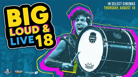 Big loud and live 18. Drum Corps International’s 17th-annual “Big, Loud and Live” features 2022’s top 15 ensembles performing live fro | dG1fRWxHT3JSNEpYd3c 