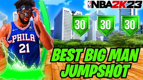 Oct 19, 2023 ... In this NBA 2K24best big man jumpshot video, I will help you green more and improve your overall shooting on NBA 2K24.. 