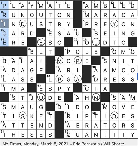 Big name in transmission repair nyt crossword. This crossword clue might have a different answer every time it appears on a new New York Times Puzzle, please read all the answers until you find the one that solves your clue. Today's puzzle is listed on our homepage along with all the possible crossword clue solutions. The latest puzzle is: NYT 02/22/24. Search Clue: 