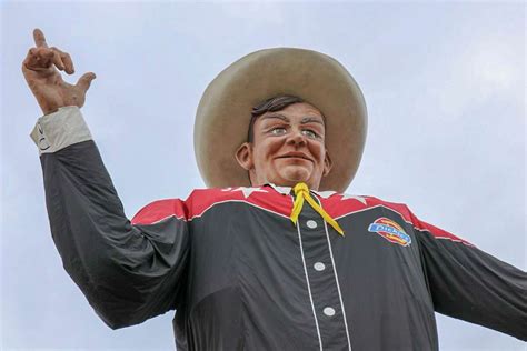 Big Tex is a 55-foot (17 m) tall figure and marketing icon o