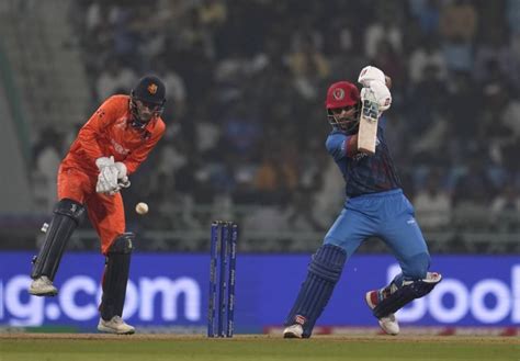Big win over Netherlands keeps Afghanistan in hunt for Cricket World Cup semifinal spot