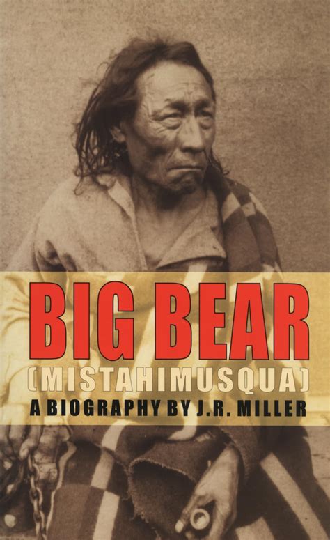Read Online Big Bear Mistahimusqua Canadian Biography Series By Jr      Miller