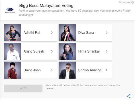 Bigg boss malayalam voting app.  Whether you prefer online voting throug...