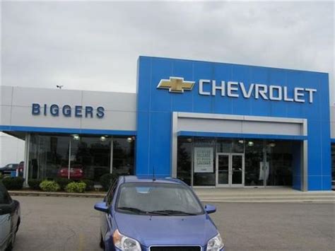 Biggers chevy. Take the first step in bringing this dynamic SUV home when you test drive a Chevrolet Tahoe at our Elgin dealer! Contact us online or give us a call at (847) 857-6103, and we’ll gladly get you set up for a test drive with the models of your choice at a date and time that’s best for you. The Chevy Tahoe's fold-flat seats, class-leading fuel ... 