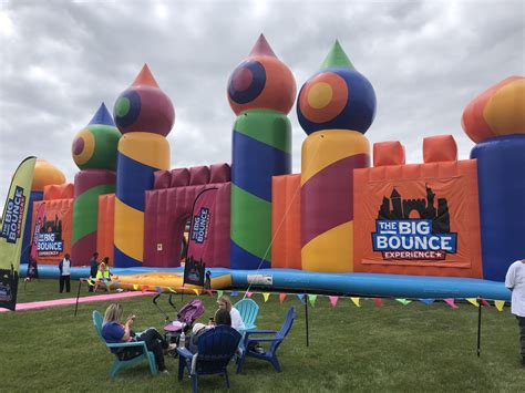 Biggest bounce house in the world. Sep 6, 2018 · 00:53. The biggest bounce house in the world is 10,000 square feet. 00:54. The Big Bounce America is a giant, candy-colored structure that's a kid’s dream come true — but adults are welcome,... 