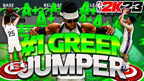 Today I am going to be showing you guys the new biggest green window jumpshot in nba 2k23 next gen & current gen or the best jumpshot in nba 2k23 next gen & .... 