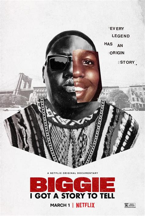 Biggie i got a story to tell. Biggie: I Got a Story to Tell 2021 | Maturity Rating: 16+ | 1h 37m | Documentary Featuring rare footage and in-depth interviews, this documentary celebrates the life of The Notorious B.I.G. on his journey from hustler to rap king. 