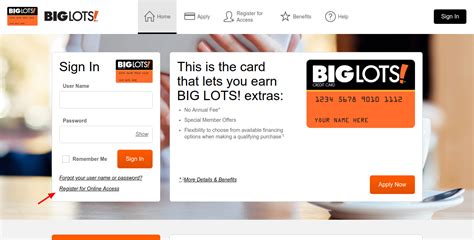 The easiest way you can pay your Big Lots Credit Card is either online or over the phone, by calling (888) 566-4353. Alternatively, you can pay your credit card bill via mail. Big Lots Credit Card also allows cardholders to set up automatic payments. Ways to Make a Big Lots Credit Card Payment. 