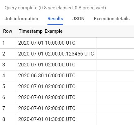 Bigquery unix timestamp to datetime. seconds to a date format with the sy...