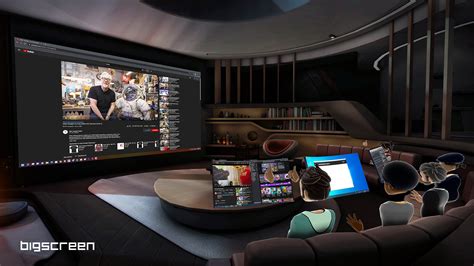 Bigscreen. WATCH 3D movies with friends in a virtual movie theater. PLAY your favorite PC video games on a huge screen. HANG OUT in social VR chat rooms. EVENTS like weekly 3D Movie Nights and VR LAN parties! 