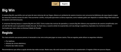 Bigwin login app. .  ...