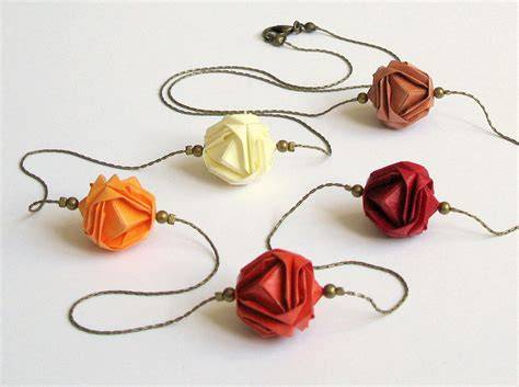 Bijoux en origami