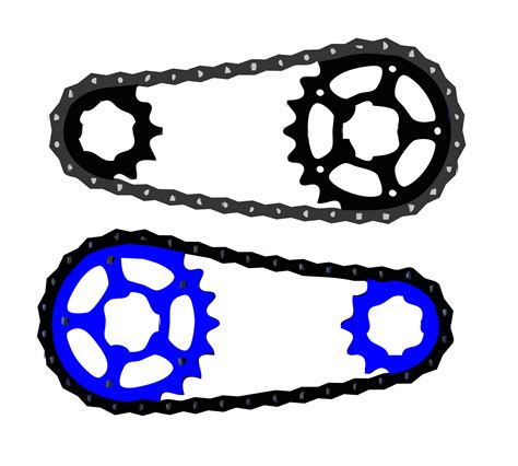 Bike Chain Cartoon