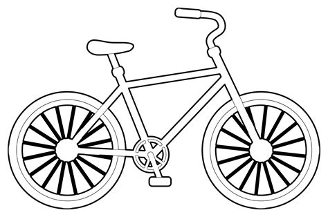 Bike Coloring Page Coloring pages, Bicycle, Bicycle crafts - Pinterest