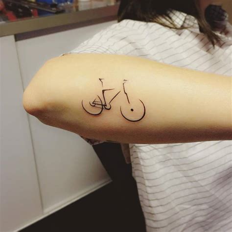 Bike Tattoo Minimalist