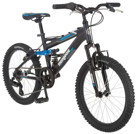 5. The Mongoose Excursion Mountain Bike is the best Walmart bicycle for adults. This adventure-ready 24-inch aluminum rimmed bike is perfect for smaller adults, say ranging from 4.6 feet to 5.5 feet tall. The steel frame is designed to be able to take rugged riding and rough handling both on- and off-road.. 