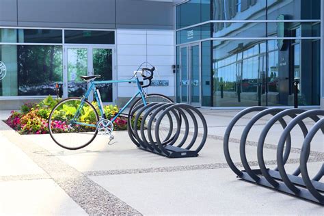 Bike racks near me. Durability. CycleSafe commercial bike racks provide leading edge coating technology that protects the bike and will withstand the urban environment for years to come. CycleSafe U/2 Racks are coated with a 1/8’ thick, rubberized plastisol coating over schedule 40 steel pipe for maximum corrosion and impact resistance, and protection of the ... 