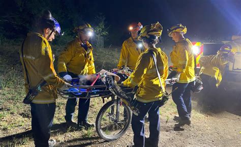 Biker rescued from trail after breaking leg in Saratoga