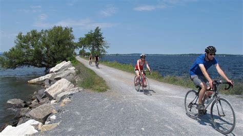 Biking in Lake Champlain Lake Champlain