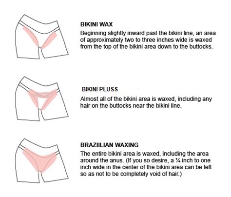 Mar 4, 2023 ... Unlike a Brazilian wax, a bikini wax only focuses on removing hair that's visible around your swimsuit. This includes along the top of your .... 