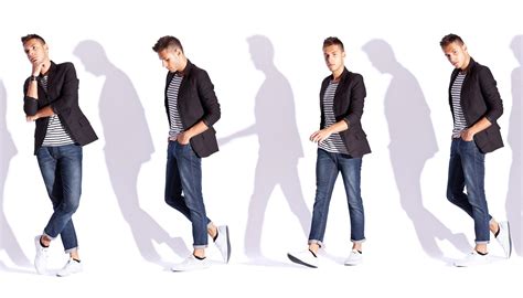 Bikini model poses male. .