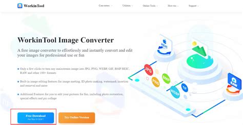 Bilder zu GIF mit Online Free Converter to WorkinTool