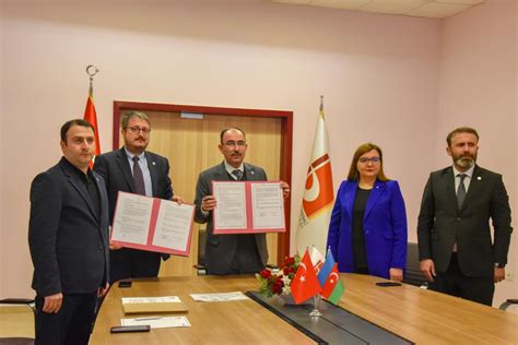 Bilecik Şeyh Edebali Üniversitesi ile Azerbaycan Devlet Ressamlık Akademisi arasında protokol imzalandıs