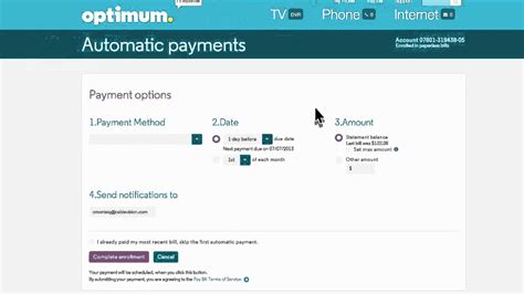 Bill Payment Guide For Optimum