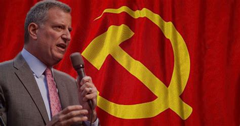 Bill blasio communist