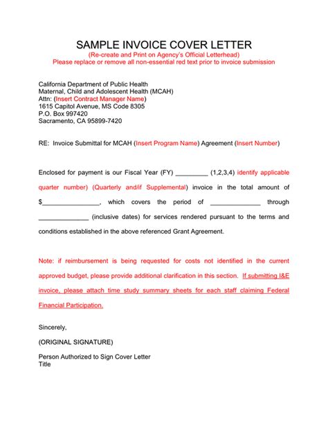 Bill covering letter format. .  ...