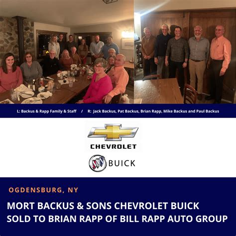 Bill rapp sold. MSRP. New 2024 Chevrolet Equinox from Bill Rapp Chevrolet of Ogdensburg in OGDENSBURG, NY, 13669. Call (315) 614-6011 for more information. 