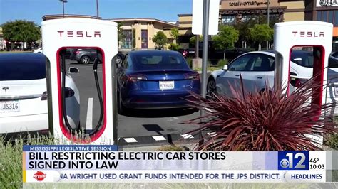 Bill restricting electric car stores now law in Mississippi