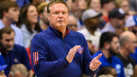 Bill self coaching today. In 19 seasons at Kansas, Bill Self is 556-124 (81.8 percent), averaging 29.3 wins per year. Overall, Self has a 763-229 (76.9 percent) record in 29 seasons as a head coach. Kansas is entering its 125th overall season and Self was named just the eighth head coach in KU basketball history on April 21, 2003. 