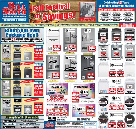 Bill smith appliances fort myers. 5216 S. Cleveland Ave. (US 41) Fort Myers, FL 33907 . Get Directions . Phone: 239-275-5555 ; ... Bill Smith Appliances & Electronics . Category name; Menu item name; 