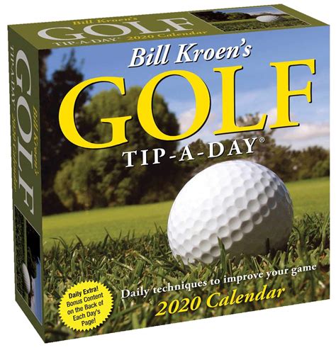 Read Online Bill Kroens Golf Tipaday 2020 Calendar By Bill Kroen