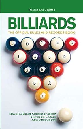 Read Online Billiards Revised And Updated The Official Rules And Records Book By Billiards Congress Of America