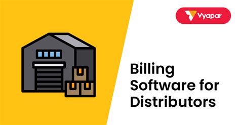 Billing Software for Distributors Free Download