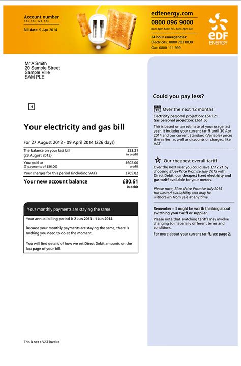 Billing and Payments Paying your energy bill EDF