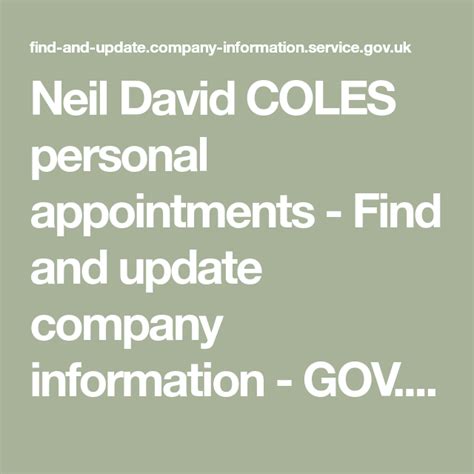 Billy GOLDING personal appointments - Find and update company ...