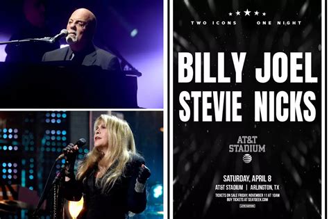 Billy Joel Arlington At AT&T Stadium with Stevie Nicks!