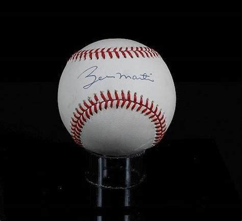 Billy Martin Autographed Baseball - Jun 04, 2009