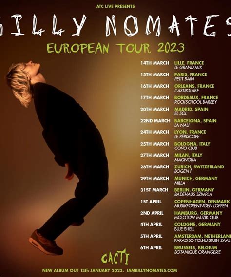 Billy Nomates Tickets & Tour Dates 2024 / 2024 - Stereoboard